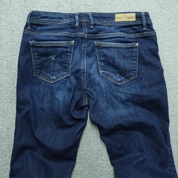 edc by Esprit Jeans Womens  Size W25/L28 Dark Blue Straight Fit Denim Low-Rise - Picture 2 of 9